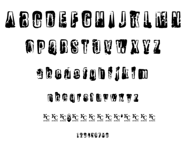 Chemical Reaction font