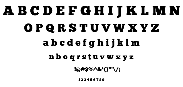 Chunk font