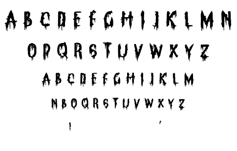 Clarks Summit Panic font