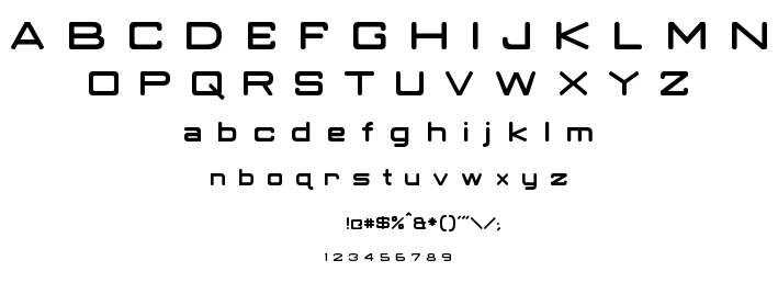 Classic Robot font