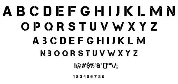 Cleanwork font