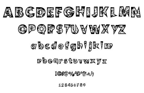 Clock Work font