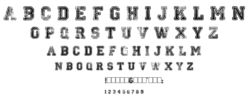 Colleged font