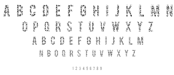 Color Blind font