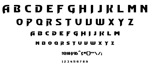 Convoy font