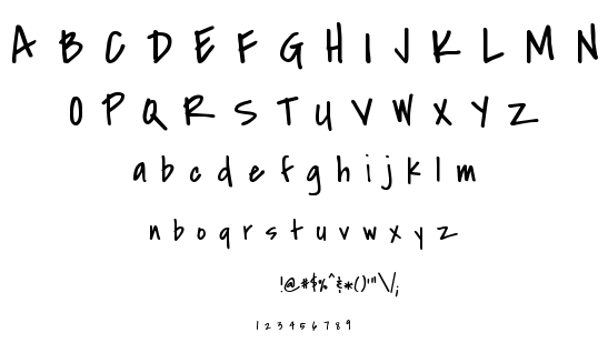 Covered By Your Grace font