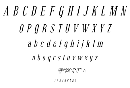 Covington font