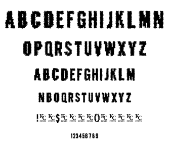 Crashed Out font
