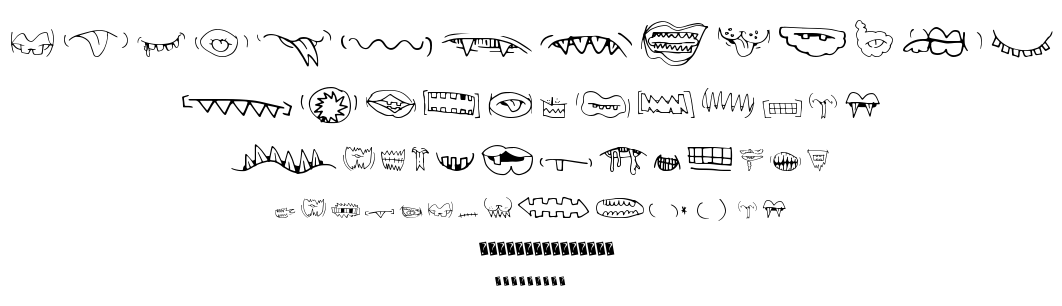 Creature Builder font
