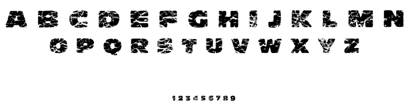 CRUMP font