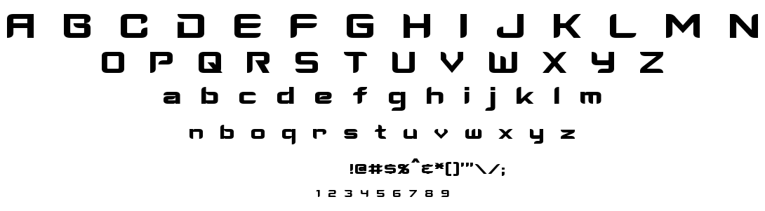 Cyberverse font