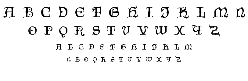 Czech Gotika font