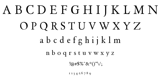 Day Roman font
