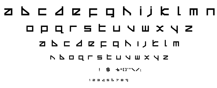 Delta Ray font