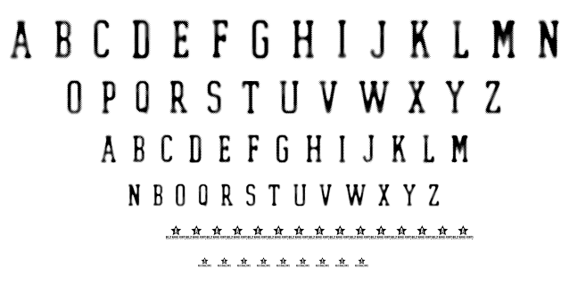 Dotled font