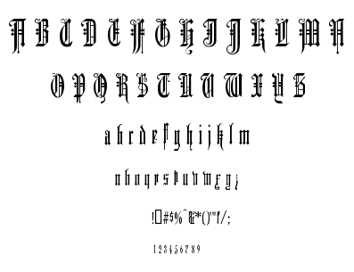 Duerer Gotisch font