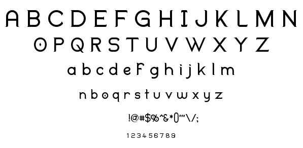 Duralith font