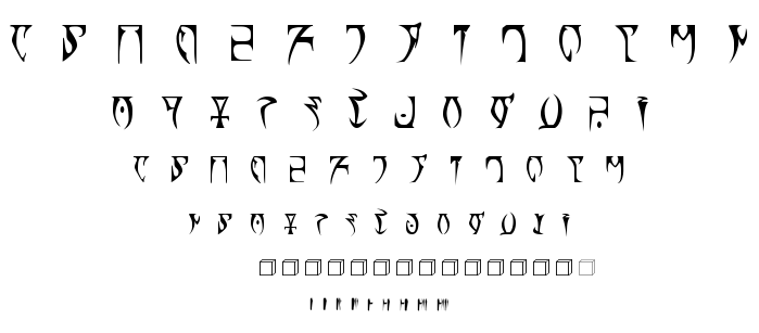 Daedra font