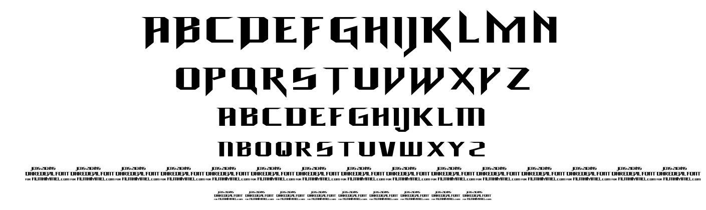 Daredevil font