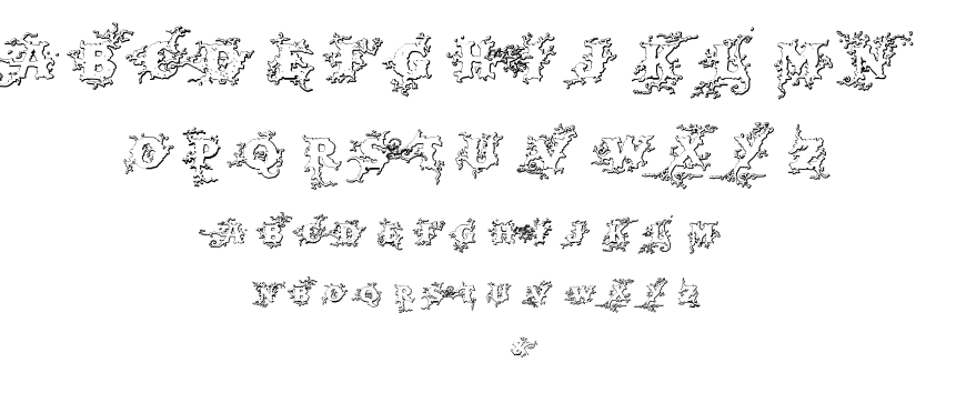 Dark Wood Beveled font