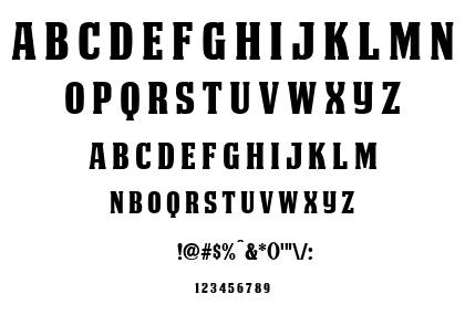 Deathe Maach NCV font