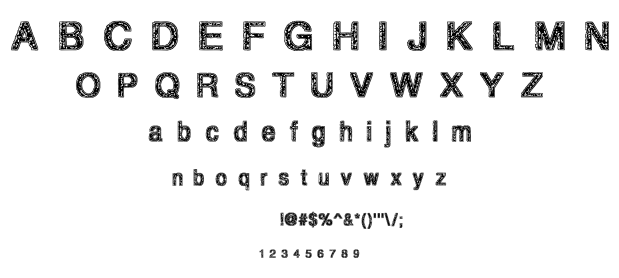 Degrading Morals font