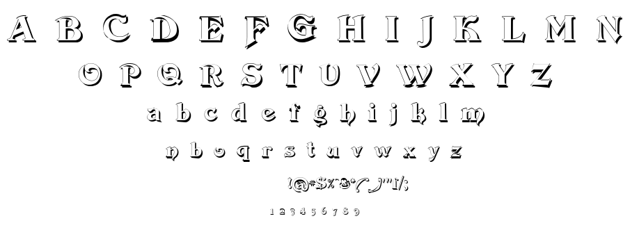 Devinne Swash font