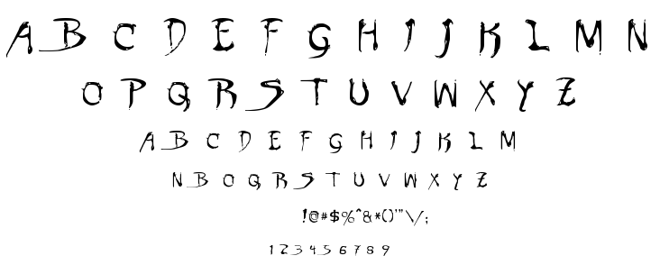 Dinobots font