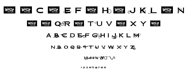 Dirt2 Copperbolt font