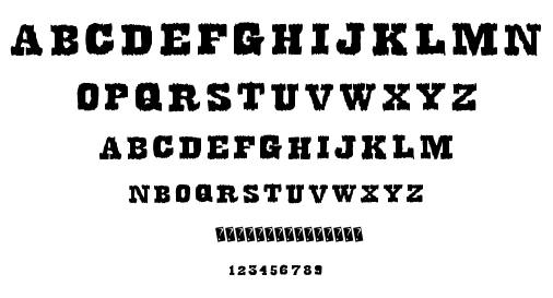 Dirty Western font