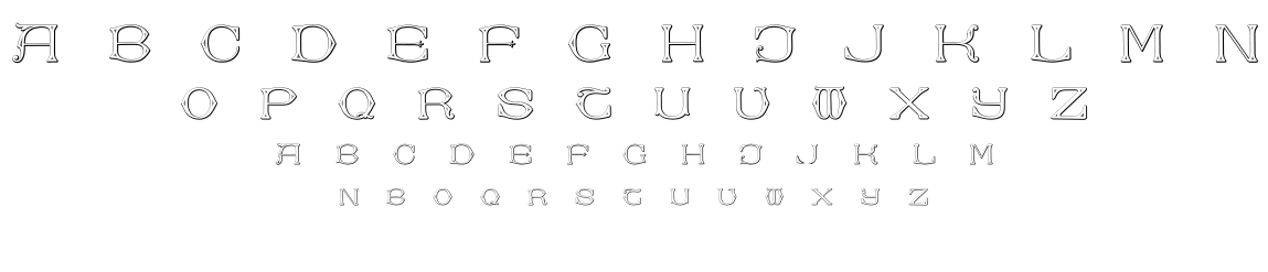 Dolphus-Mieg Alphabet Two font
