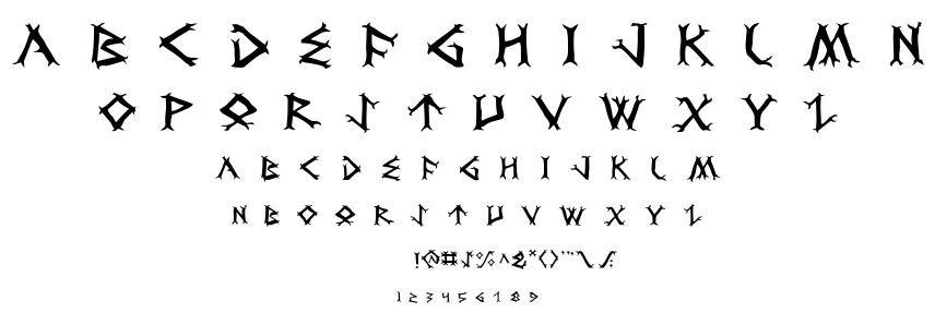 Dragon Order font