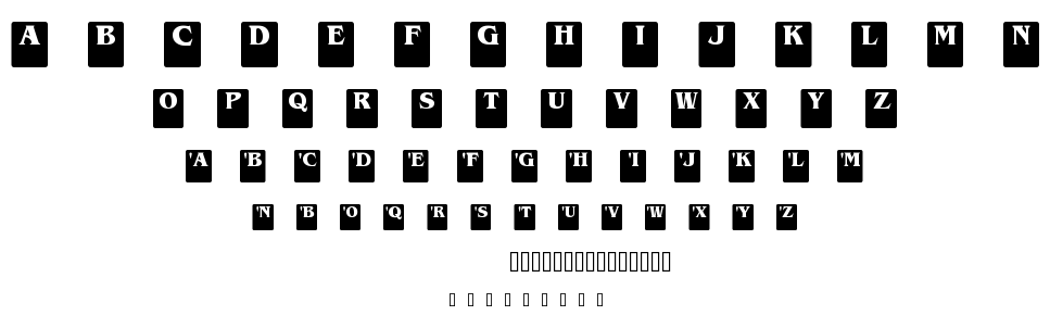 Drop Caps font