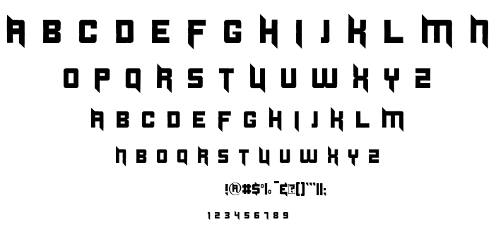 Duplexide font