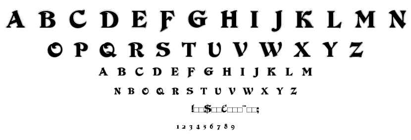 Duvall font