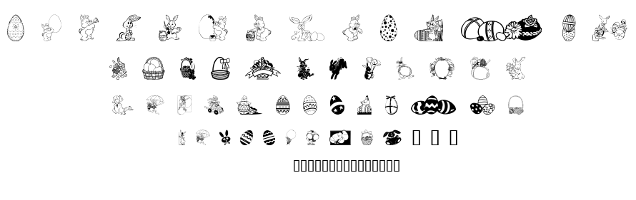Easter Art font
