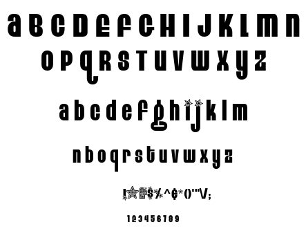 Eight Track font