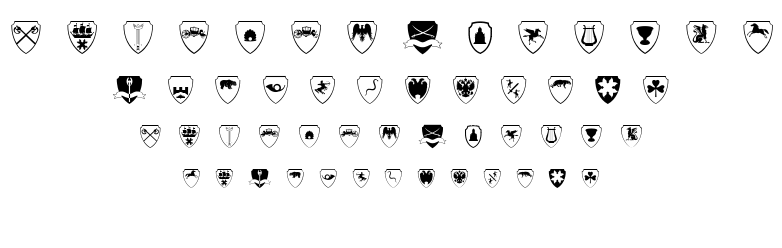 Easy Heraldics font