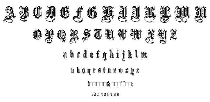 Black family font
