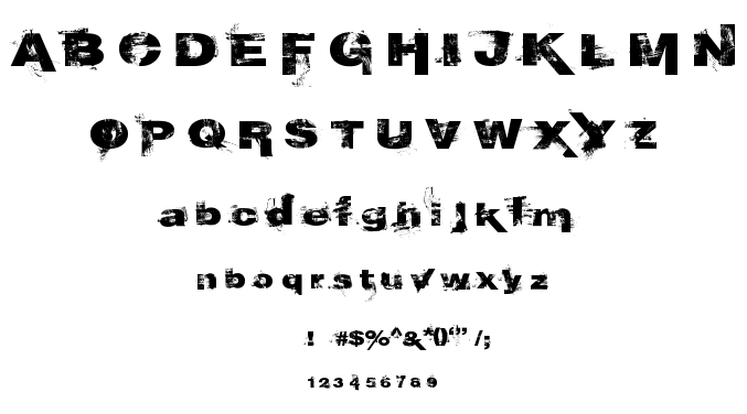 Epoxy History font