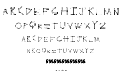 Erect Angle font