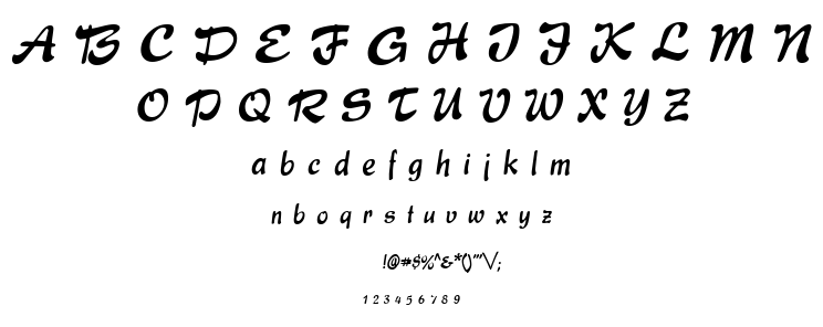 Express font