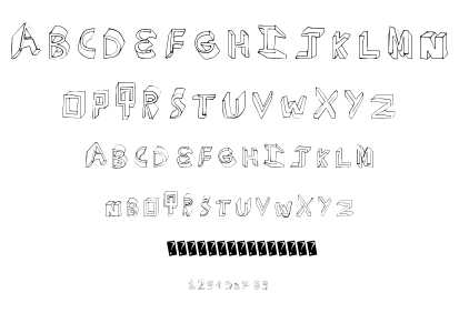 Extra Dimension font