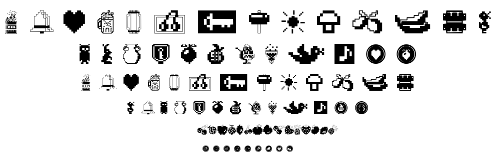 Fontalicious Thingbats font