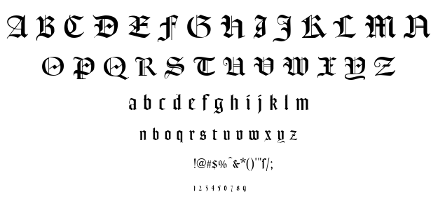 Frederick Text font