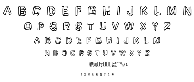 Funky Stoneage font