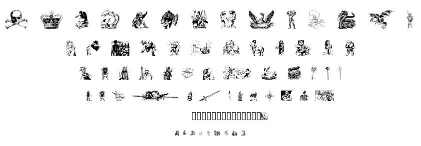 Fantasy Clipart font