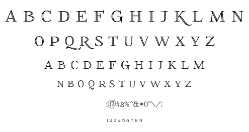 Foglihten No 01 font