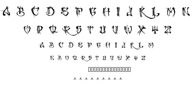 Gangland font