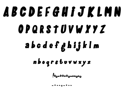 Gloo-Gun font
